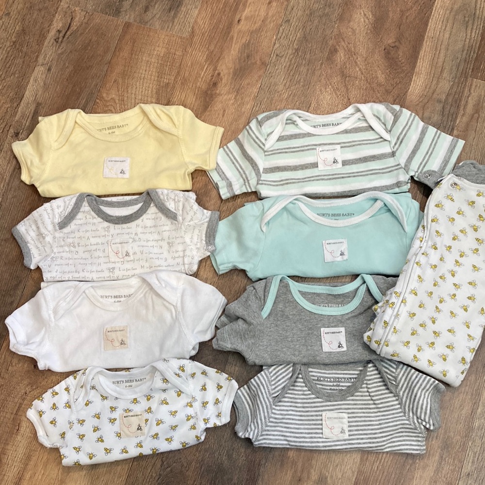 Burts Bees Baby 6-9 Month Lot